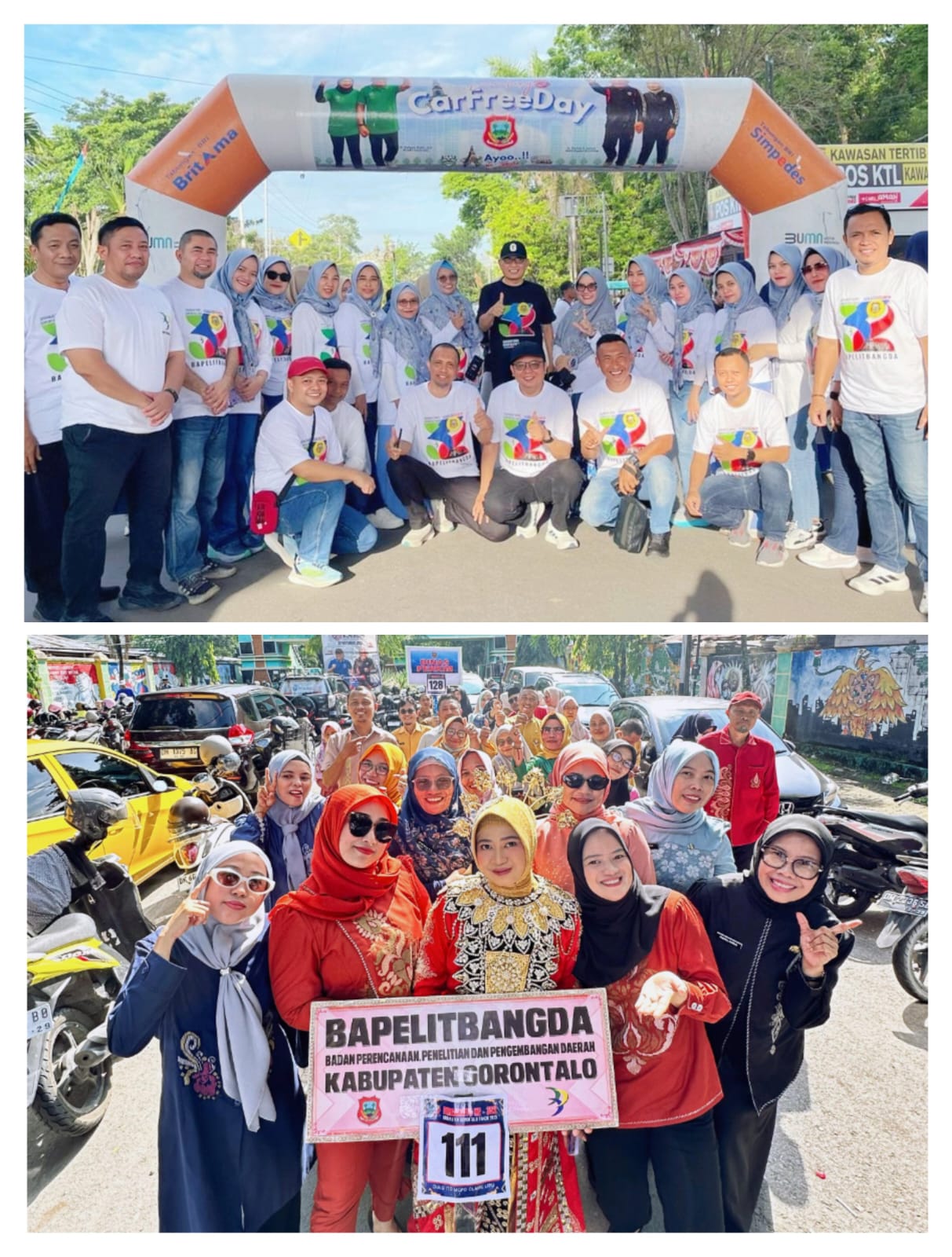 Bapelitbangda Meriahkan HUT Kabupaten Gorontalo ke-352 dengan Semangat Kebersamaan dan Pelestarian Budaya