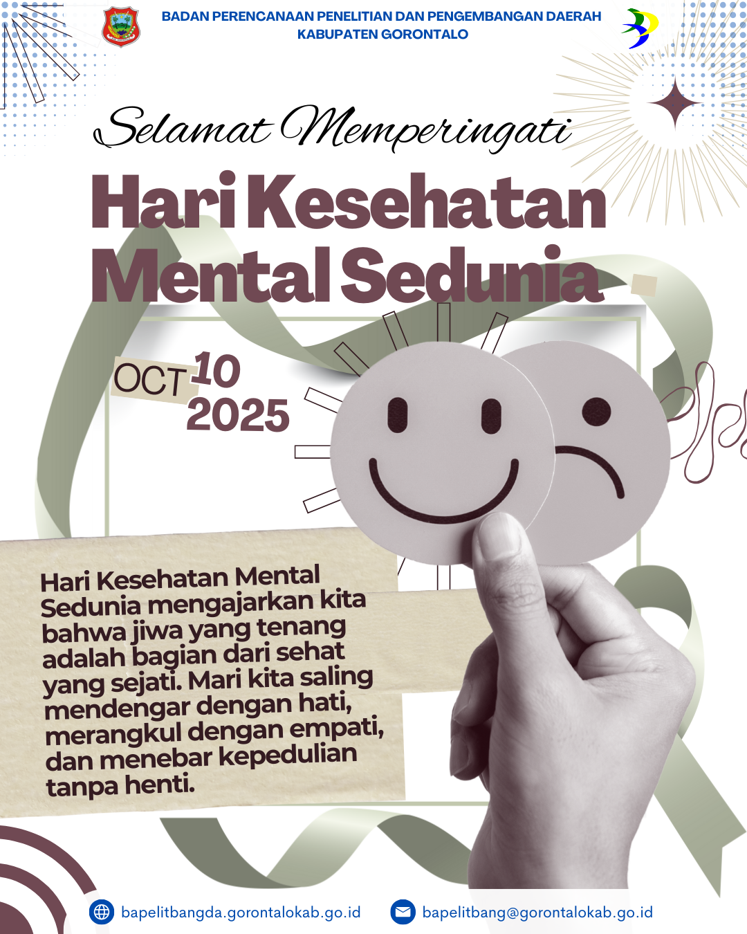 Selamat Hari Kesehatan Mental Sedunia
